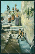 Messina Taormina Costumi Siciliani Portatrici d'Acqua cartolina MX0950 – fronte