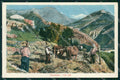 Messina Taormina Contadini con Buoi Aia cartolina MX0954 – fronte