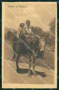 Messina Taormina Costumi Siciliani Donne con Asino cartolina MX0962 – fronte
