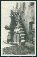 Messina Taormina Donna Anziana con Bambino Foto cartolina MX0967 – fronte