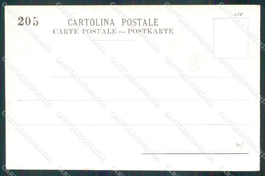 Palermo Santa Cristina Gela Accampamento Militare Bersaglieri cartolina MX0980 – retro