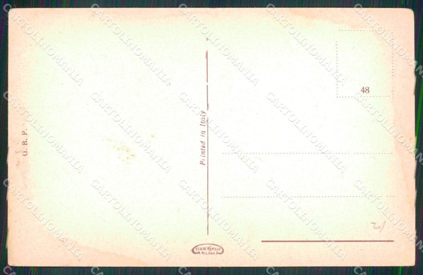 Messina Città Costumi Siciliani Acquaiolo cartolina MX0988 – retro
