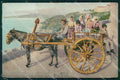 Palermo Città Carretto Siciliano Costumi cartolina MX0992 – fronte