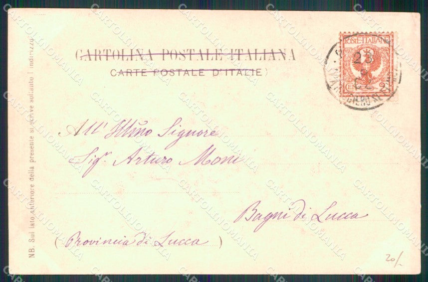 Palermo Città Carrettella Costumi Siciliani STRAPPINO cartolina MX0994 – retro