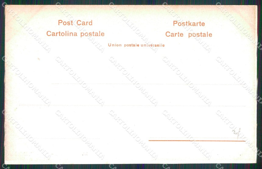 Palermo Città Carretto Siciliano Costumi cartolina MX0998 – retro