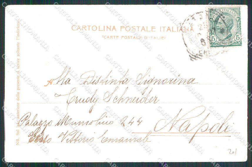 Palermo Città Carretto Siciliano Costumi Trenkler 3777 cartolina MX1005 – retro