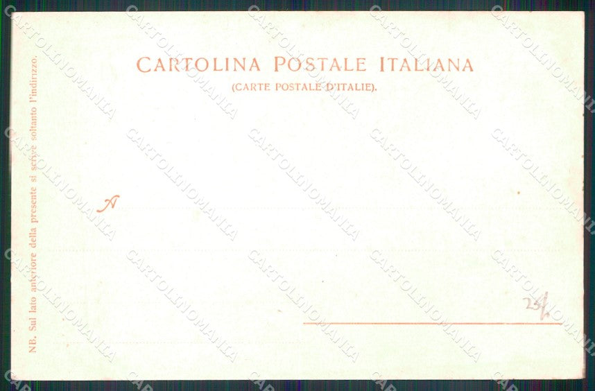 Palermo Città Carretto da Vino Costumi Trenkler 3976 Alinari cartolina MX1008 – retro