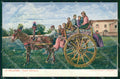 Palermo Città Carretto Siciliano Costumi cartolina MX1009 – fronte