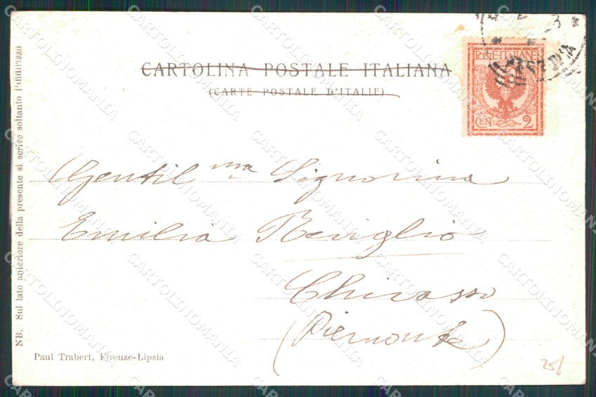 Palermo Città Carretto Siciliano Costumi cartolina MX1015 – retro