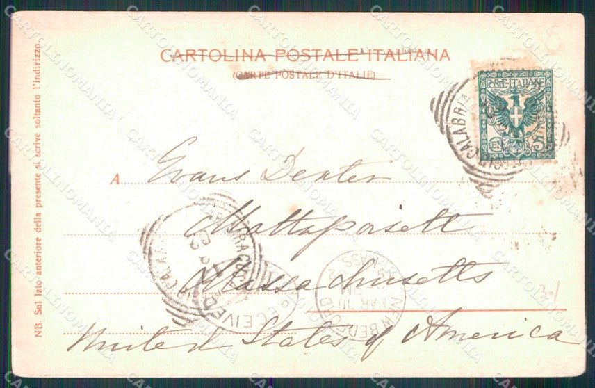 Palermo Città Carretto Siciliano Costumi SCOLLATA cartolina MX1018 – retro