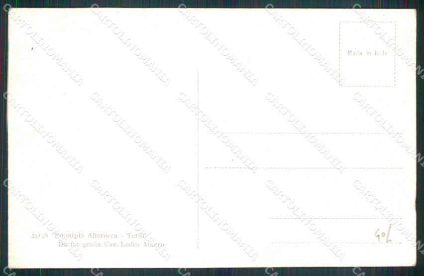 Catania Città Costumi Siciliani Alterocca 35196 Carretto cartolina MX1022 – retro