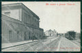 Napoli Pompei Saluto da Stazione Ferrovia Elettrica Treno cartolina MX1025 – fronte