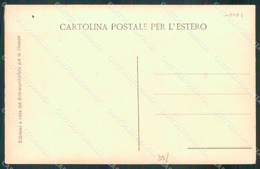 Palermo Città Equipaggio Italiano CRI Croce Rossa cartolina MX1030 – retro