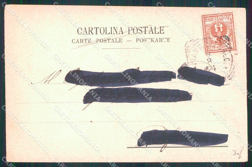 Palermo Città Costumi Siciliani Contadine Siculo Albanesi cartolina MX1045 – retro