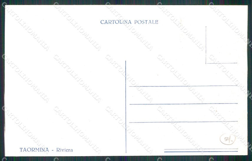 Palermo Città Tessera Primavera Siciliana cartolina MX1051 – retro