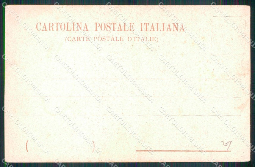 Napoli Capri Mestieri Noleggiatrice d'Asini cartolina MX1062 – retro