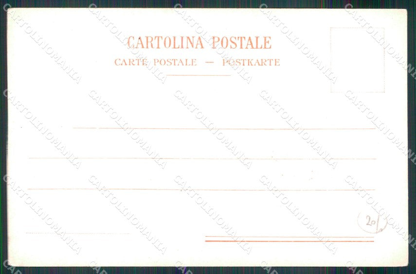 Napoli Capri Mestieri Noleggiatrice d'Asini cartolina MX1064 – retro