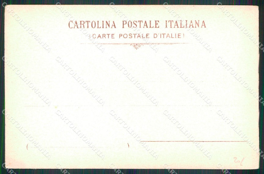 Napoli Capri Mestieri Noleggiatrice d'Asini cartolina MX1065 – retro