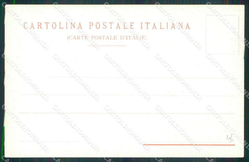 Napoli Capri Mestieri Noleggiatrice d'Asini cartolina MX1066 – retro