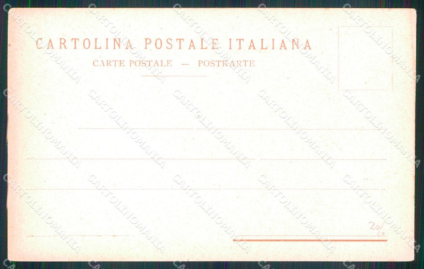 Napoli Capri Mestieri Noleggiatrice d'Asini cartolina MX1069 – retro