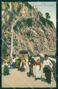 Napoli Capri Salita Anacapri Scala Antica cartolina MX1073 – fronte