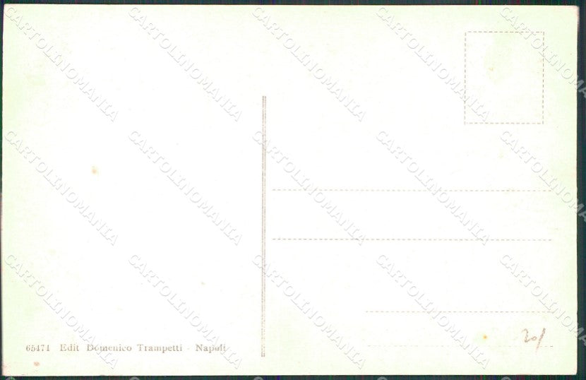 Napoli Capri Salita Anacapri Scala Antica cartolina MX1076 – retro