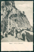 Napoli Capri Salita Anacapri Scala Antica cartolina MX1077 – fronte