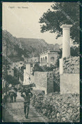 Napoli Capri Via Tiberio Brunner 10654 cartolina MX1082 – fronte