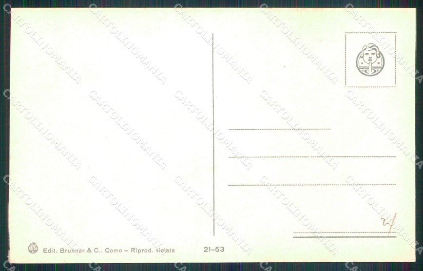 Napoli Capri Barcaioli Ingresso Grotta Azzurra Brunner 21 53 cartolina MX1102 – retro
