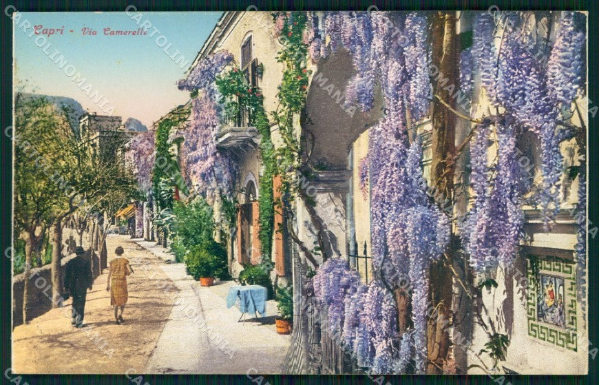 Napoli Capri Via Camerelle Brunner 21 4 cartolina MX1103 – fronte