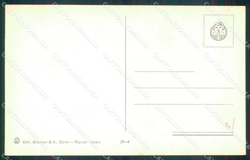 Napoli Capri Via Camerelle Brunner 21 4 cartolina MX1103 – retro