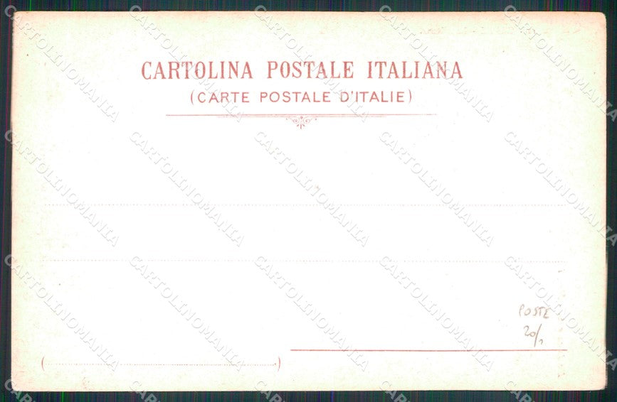Napoli Capri Piazza Calzoleria Ufficio Telegrafico Poste cartolina MX1106 – retro
