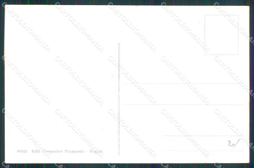 Napoli Capri Piazza Calzoleria Ufficio Telegrafico Poste cartolina MX1108 – retro