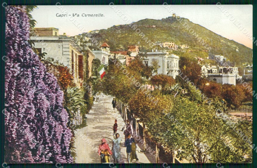 Napoli Capri Via Camerelle cartolina MX1109 – fronte
