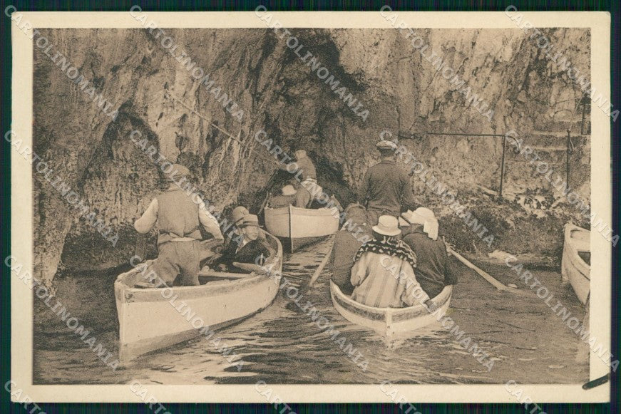 Napoli Capri Barcaioli Entrata Grotta Azzurra Brunner 20963 cartolina MX1114 – fronte