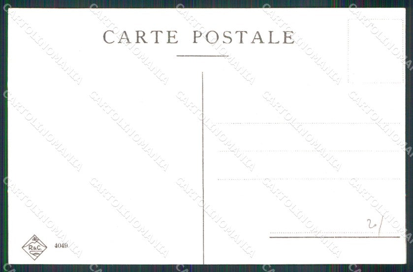 Napoli Capri Barca Rimorchiata dal Vapore cartolina MX1115 – retro