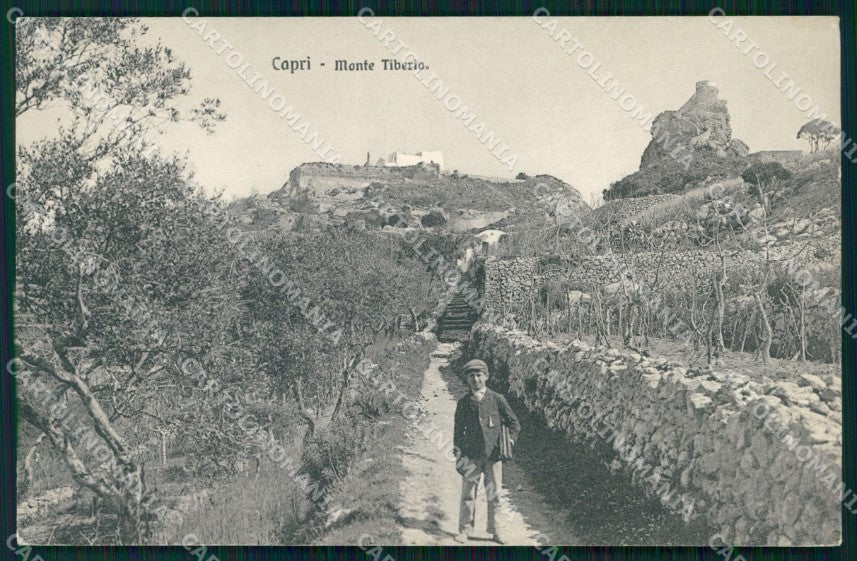 Napoli Capri Monte Tiberio Brunner 10788 cartolina MX1122 – fronte
