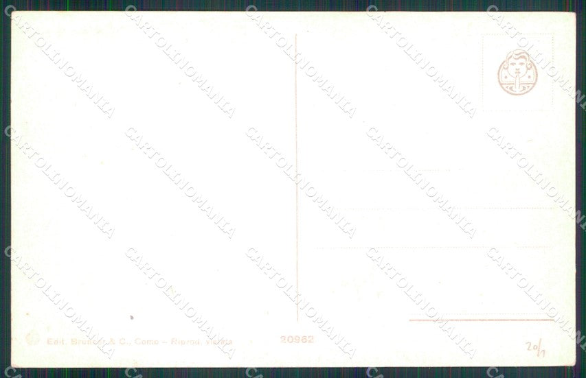 Napoli Capri Funicolare Brunner 20962 cartolina MX1126 – retro