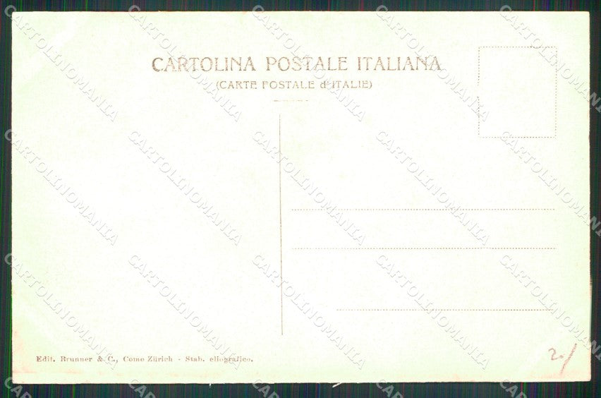 Napoli Capri Veduta Generale Brunner 8155 cartolina MX1128 – retro