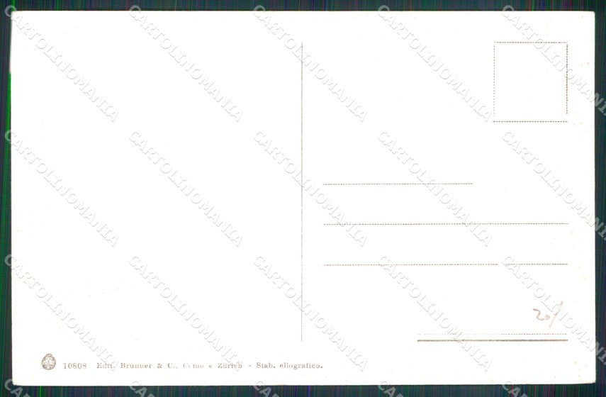 Napoli Capri Mestieri Pescatore Brunner 10808 cartolina MX1132 – retro
