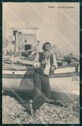 Napoli Capri Mestieri Pescatore ABRASA Brunner 10808 cartolina MX1134 – fronte