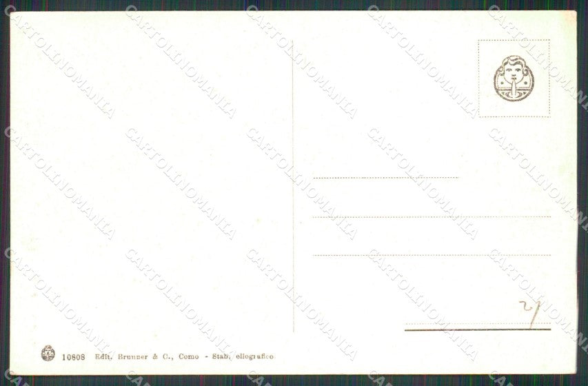 Napoli Capri Mestieri Pescatore ABRASA Brunner 10808 cartolina MX1134 – retro