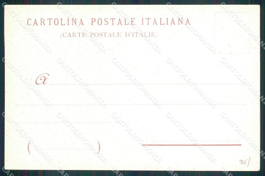 Napoli Capri Costumi Napoletani cartolina MX1140 – retro