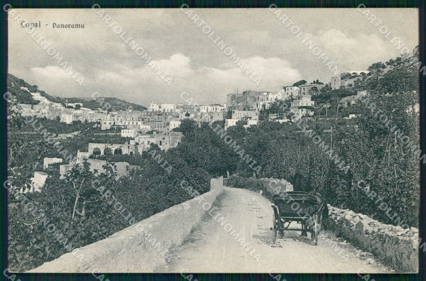 Napoli Capri Veduta Generale Brunner 20776 cartolina MX1141 – fronte