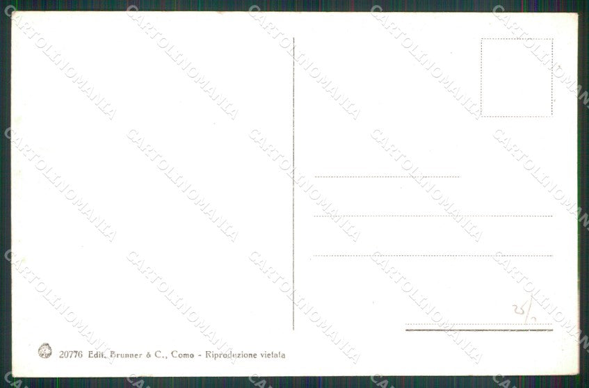 Napoli Capri Veduta Generale Brunner 20776 cartolina MX1141 – retro