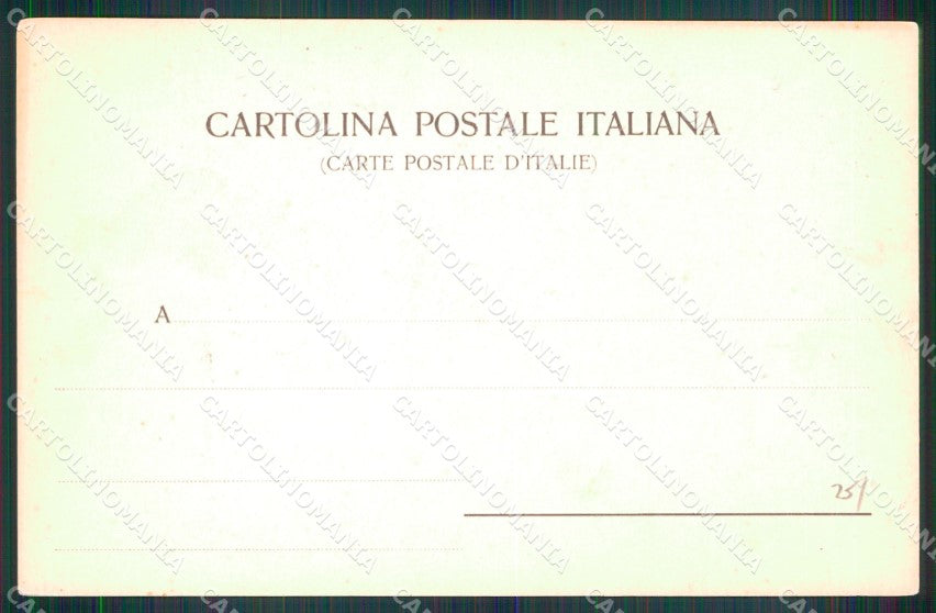 Napoli Capri Mestieri Portatrice d'Acqua cartolina MX1144 – retro