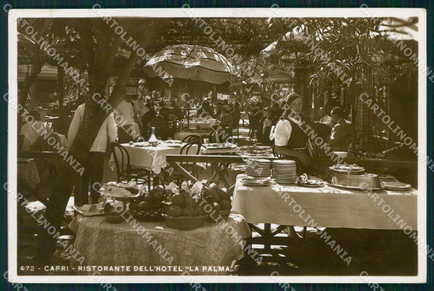 Napoli Capri Ristorante Hotel La Palma Foto cartolina MX1159 – fronte