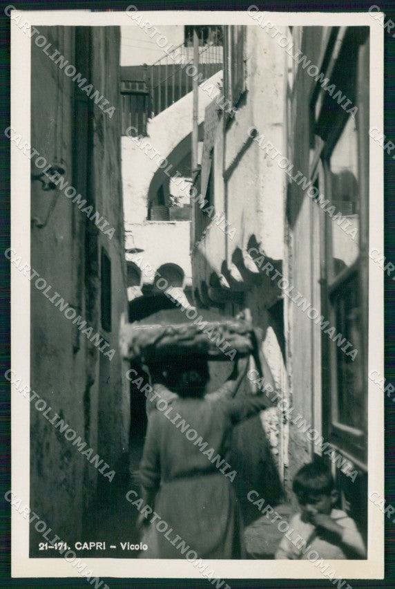 Napoli Capri Vicolo Tipico Brunner 21 171 Foto cartolina MX1160 – fronte