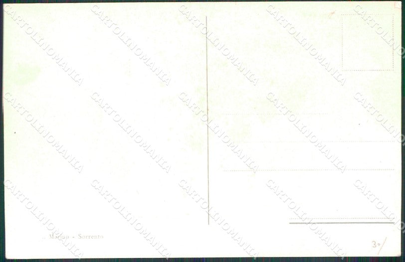 Napoli Sorrento Hotel Tramontano Glicine cartolina MX1179 – retro