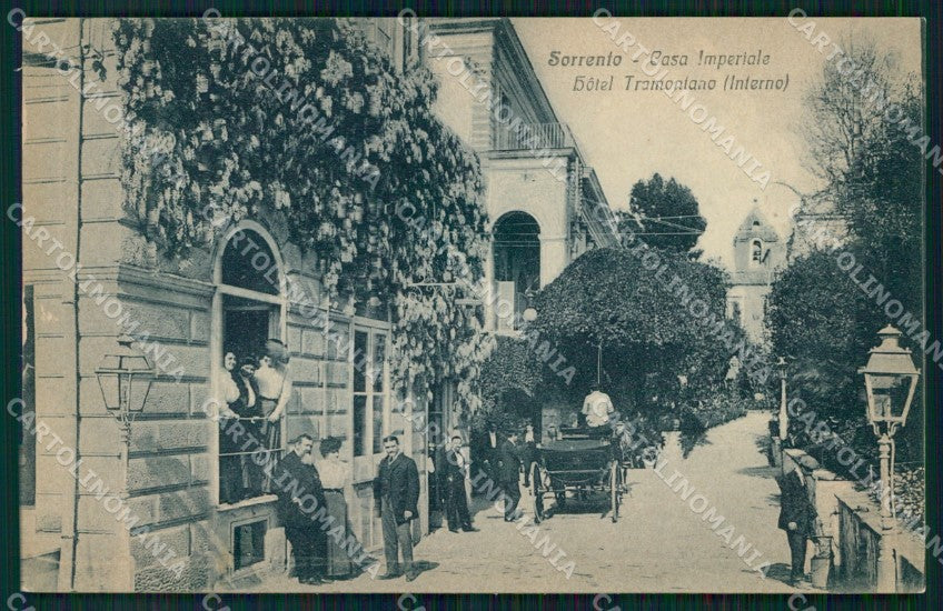 Napoli Sorrento Casa Imperiale Hotel Tramontano Interno cartolina MX1180 – fronte